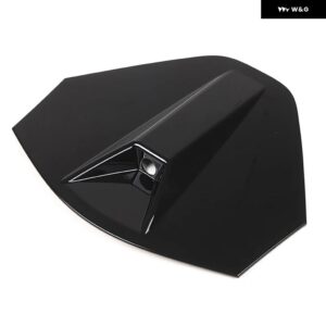 シボレー ABS カーボン コルベット C8 スティングレイ Z51 Z06 2020-2023 リアリバース カメラ トリム カバー ステッカー - black