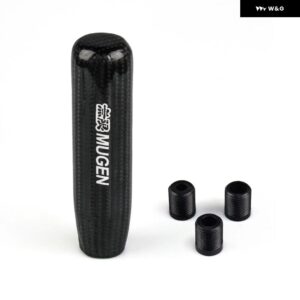 アウディ 130MM /180MM シフト ノブカーボン マニュアル トランス ミッション アルミ ギア シフト ノブ TT S3 A3 03-06 セアトレオンキュプラ BAM - mugen carbon