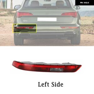 アウディ リア バンパー テールライト ウィンカーブレーキライト 4 電球 付き Q5 18-21 EU バージョン リアシグナルランプ 80A945069A 80A945070A - Left