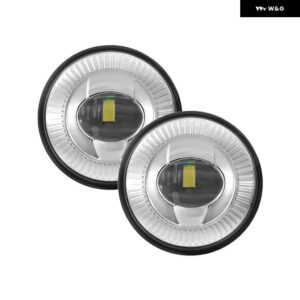 シボレー LED フォグランプ アバランチ/サバーバン/シルバラード/タホ 2007-2013 GMC シエラ/ユーコン 6500K ホワイト ド - Chrome