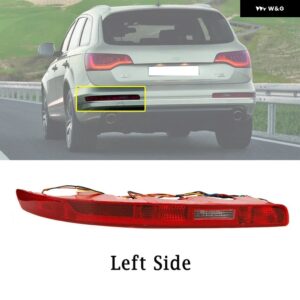 アウディ リア バンパー テールライト ウインカー ストップ ブレーキ ライト 電球 4個 付き Q7 2006-2015 EU バージョン 4L0945095 4L094509 用ワイヤー - Left