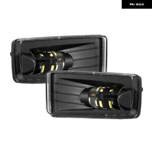 シボレー 1ペア 72ワット LED フォグランプ GMC ユーコン 2015-2016 アバランチサバーバンシルバラードタホ 2007-2015 - Black