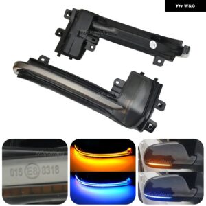 アウディ A4 A5 B8.5 S5 RS5 RS4 RS LED ウィンカーライト ダイナミック ウインカー インジケーター ランプ A3 8P A4 A5 B8 Q3 A6 C6 4F S6 - B8.5-yellow blue