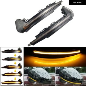 アウディ ダイナミック インジケーター ウインカーサイドバックミラー インジケーター LED ウィンカーライト A1 8X 2011-15-2017 - Dynamic Yellow