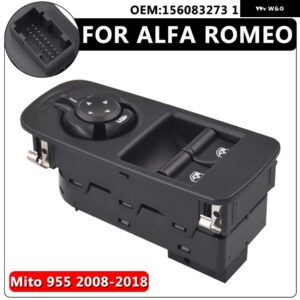 アルファロメオ フロント左右パワーウィンドウ スイッチ 車 水戸 955 2008-2018 ウィンドウレギュレータ スイッチ 156083273 156080932 - High matching