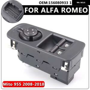 アルファロメオ フロント左右パワーウィンドウ スイッチ 車 水戸 955 2008-2018 ウィンドウレギュレータ スイッチ 156083273 156080932 - Low matching