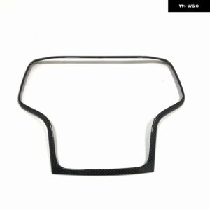 ジープ グランド チェロキー 2011-2018 ABS カーボン/クローム インテリア センター コンソール ナビゲーター GPS カバー トリム カーアクセサリー - carbon　fibre