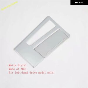 アウディ 中央 ギア シフト ボックス コントロール スイッチ 装飾 パネル カバー トリム A6 C8 2019 - 2023 自動 スタイリング - matte
