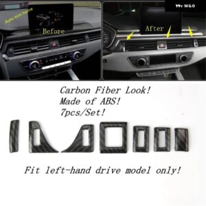 アウディ トランク コントロール スイッチ /ウィンドウリフト ボタン / ダッシュボード エアAC アウトレット / ギア シフト ボックス カバー トリム A4 B9 2 - Dashboard