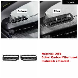 ジープ ギア ボックス / エンジン プッシュ /ガラスリフト ボタン /エア AC コントロール パネル カバー トリム コンパス 2021 2022 カーボンアクセサリー - model　e