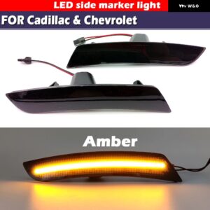 シボレー フロント アンバー ウィンカー ライト カマロ キャデラック ATS CTS リア レッド LED サイド マーカー ランプ カマロ - Front marker