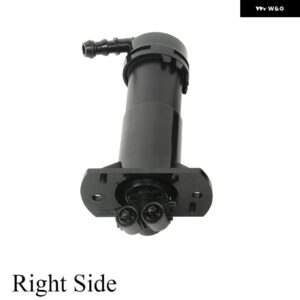 アウディ ヘッドライト ウォッシャー ポンプ ヘッドランプ 水スプレーノズルジェット アクチュエーター Q7 2007-15 - Right Side
