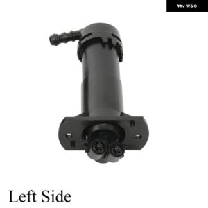 アウディ ヘッドライト ウォッシャー ポンプ ヘッドランプ 水スプレーノズルジェット アクチュエーター Q7 2007-15 - Left Side