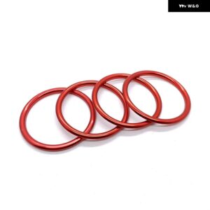 アウディ A1 S1 8X 2010-2018 スポーツ S-トロニック スポーツバック エゴ エア アウトレット 装飾リング SLINE QUATTRO AC ベント トリム カバー - gray