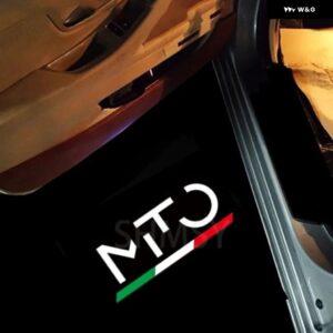 アルファロメオ 2個 カーアクセサリー LED プロジェクターランプゴーストシャドウウェルカムライトMITO 2009-2022 2017-21 - Mito2