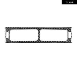 シボレー シルバラード タホ GMC アバランチ LTZ シエラ SLT 07-13 カーボン中央エアアウトカバー スーツ車内 ステッカー - Black5