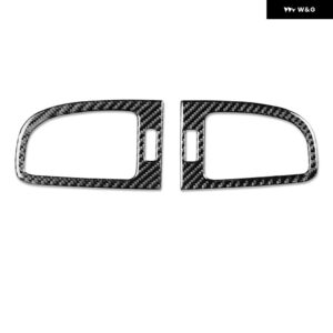 シボレー シルバラード タホ GMC アバランチ LTZ シエラ SLT 07-13 カーボン中央エアアウトカバー スーツ車内 ステッカー - black3