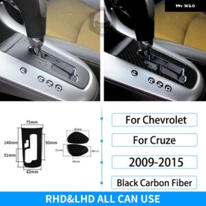 シボレー RRX クルーズ 2009-2015 インテリア カーボン ギア シフト CD AC ウィンドウリフト装飾カバー トリム ステッカー カ - Gear Set