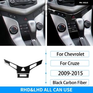 シボレー RRX クルーズ 2009-2015 インテリア カーボン ギア シフト CD AC ウィンドウリフト装飾カバー トリム ステッカー カ - AC Panel