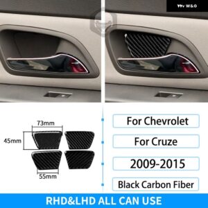 シボレー RRX クルーズ 2009-2015 インテリア カーボン ギア シフト CD AC ウィンドウリフト装飾カバー トリム ステッカー カ - Handle Bowl