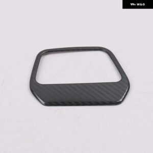アウディ A6 C8 2019 2020 ステンレス マスタードライバー 収納 ボックス HHANDLE フレーム 装飾カバー トリム カーアクセサリー - ss carbonfiber