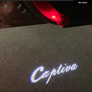 シボレー 2個 LED ライトドア LED プロジェクター信号ランプ キャプティバ 2007 2008-2012-18 アクセサリー - 1Chevrolet no circle