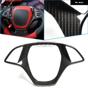 シボレー カーボン インテリア コルベット C7 ZR1 Z06 2014-2019 コンソール ギア水カップ ホルダー パネル カバー トリム - Trim 3