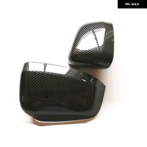 ジープ カーアクセサリー プラスチック カーボングレインオーバーレイカバー トリム 2 グランド チェロキー ラレド限定 2014-2018 アクセサリー ABS - rearview　mirror