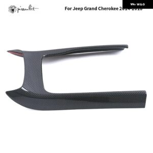ジープ カーアクセサリー プラスチック カーボングレインオーバーレイカバー トリム 2 グランド チェロキー ラレド限定 2014-2018 アクセサリー ABS - gear　frame