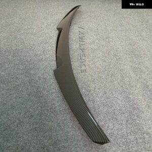 アウディ A3 S3 8V セダン 2014-20 リア スポイラー ABS M4 スタイル プライマーカラーリア トランク リップ スポイラー ウィング - Carbon Fiber Look