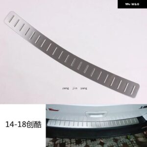 シボレー TRAX バンパー プロテクター ステッカー 車両用品 スカッフプレート 装飾アクセサリー ステンレス クローム - 2014-20182