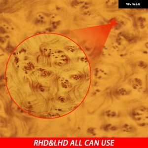 アウディ Q7 SQ7 4メートル 2016-2019 アクセサリーカーボン ダッシュボード 空調 アウトレット ベント トリム カバー 車内 ステッカー - Wood Grain A