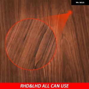 アウディ Q7 SQ7 4メートル 2016-2019 アクセサリーカーボン ダッシュボード 空調 アウトレット ベント トリム カバー 車内 ステッカー - Wood Grain D