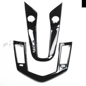 シボレー 中央 コンソール フレーム カバー ステッカー ABS クルーズ 2009-2013 2015 アクセサリー ギア シフト ノブセンター - Piano black AT