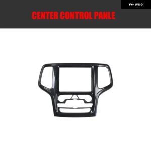 ジープ RHD グランド チェロキー 2014 2015 カーボン インテリア アクセサリードア アームレスト ウィンドウリフト ボタン カバー ギア シフト PANLE カバー - style　H