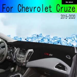 シボレー クルーズ 2015-20 ダッシュボード カバー マットサンシェード 回避ライトパッド カーペット抗 UV ケース - LHD