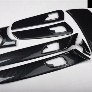 シボレー クルーズ 2009-2013 アクセサリー バックミラー シェル室内装飾 センター コンソール エア アウトレット ウィンドウ ボタン - Silver