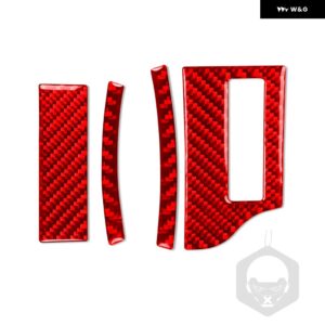 シボレー シルバラード タホ GMC アバランチ LTZ シエラ SLT 2007-13 カーボン スピードメーター 両側 トリム 車内 ステッカ - red