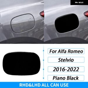 アルファロメオ STELVIO 2016-2022 ピアノブラックエア アウトレット ウィンドウリフトドアハンドル 収納 ボックスセットカー インテリア アクセサリー - 9