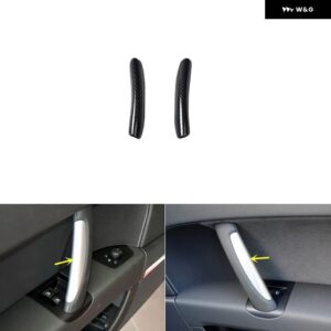 アウディ TT MK2 8J 2008-13 プラスチック カーボン スタイル 装飾 アクセサリー インテリア ギア トリム ステッカー - Door handrail