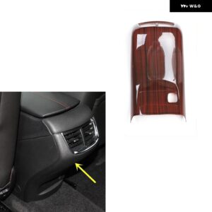 シボレー マリブ XL 2016-22 プラスチック 木目調 装飾 アクセサリー インテリア ステッカー - Back air vent