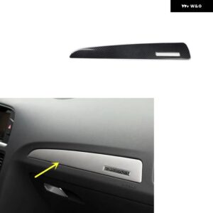 アウディ Q5 8R 2010 2012-18 プラスチック カーボン スタイル 装飾 アクセサリー インテリア トリム ステッカー - Car front