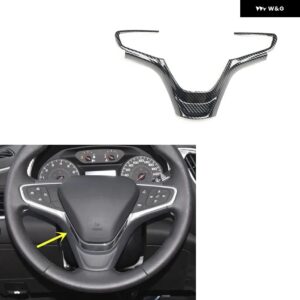 シボレー マリブ XL 2016-22 プラスチック カーボン スタイル 装飾 アクセサリー インテリア ステッカー - Steering Wheel