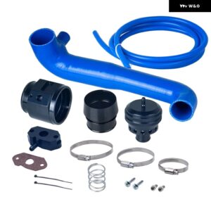 アウディ オートブローオフ バルブ ダンプ バルブ シュコダ VW ダンプ バルブ ファビアオクタビア 1.2 1.4 TSI エンジン 2015-ON SEAT IBIZA LEON - Black hose with logo