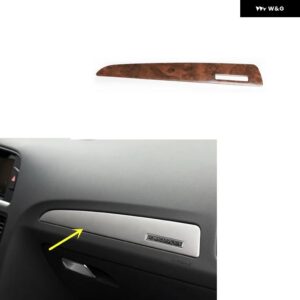 アウディ Q5 8R 2010-18 プラスチック マホガニー スタイル 装飾 アクセサリー インテリア トリム ステッカー - Car front