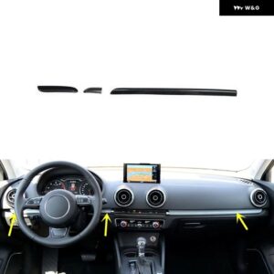 アウディ RS3 2016 2017 プラスチック カーボン スタイル 装飾 アクセサリー インテリア ギア シフト ドア トリム カバー ステッカー - Car front