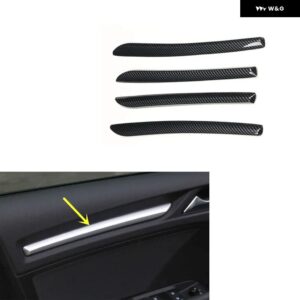 アウディ A3 8V 2014-20 プラスチック カーボン スタイル 装飾 アクセサリー インテリア トリム ステッカー - Door trims