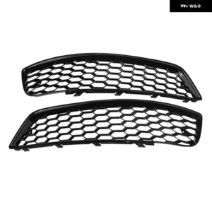 アウディ 2個 フロント フォグランプ グリル フロント フォグランプ グリル カバー フィット A3 8P 2009-2013 - 2pcs C
