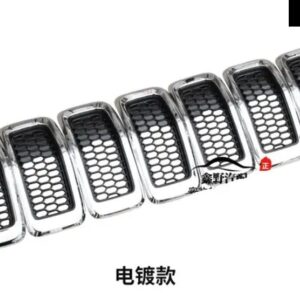 ジープ グリル レーシング グランド チェロキー 2014-2019+ インサートメッシュベント ベゼル リング アウトレット エクステリア スタイリング グランド チ - 2014-2016　Chrome