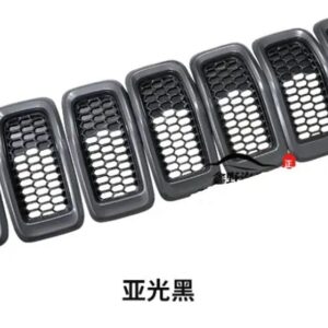 ジープ グリル レーシング グランド チェロキー 2014-2019+ インサートメッシュベント ベゼル リング アウトレット エクステリア スタイリング グランド チ - 2014-2016　Black